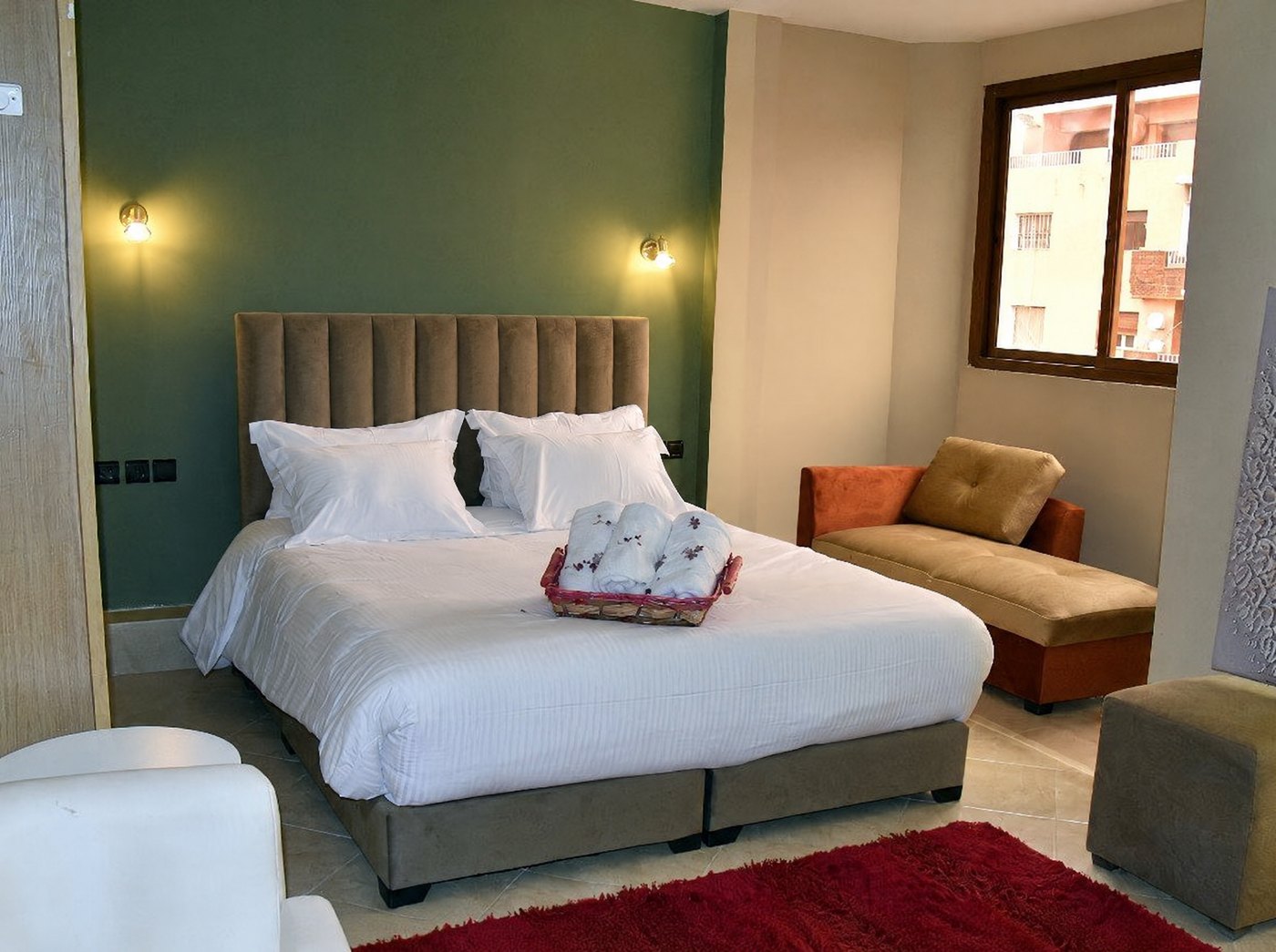 Suite familiale du Lyron Hostel, mini-hôtel à Guéliz, Marrakech